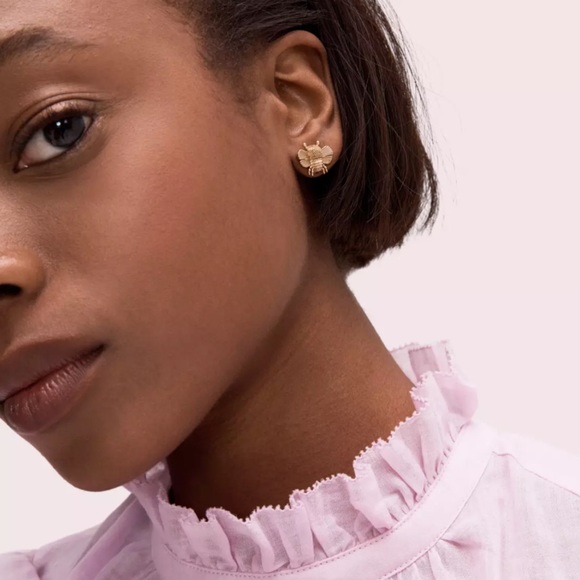 Kate Spade • All Abuzz Bee Earrings - Picture 2 of 6